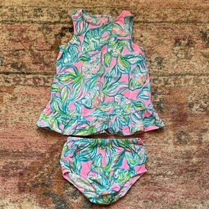Lilly Pulitzer dress/bloomer set